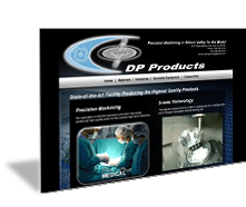 DP Products Manufacturing website on Don Server Design website portfolio